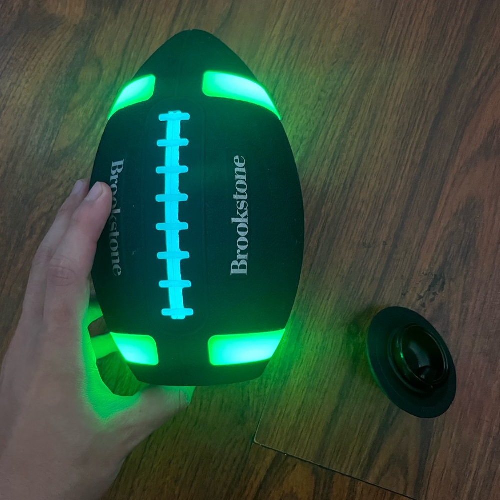 Brookstone Football Light Up Speaker
